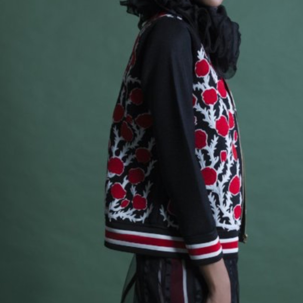 Ekam All Over Bomber with Mesh Sleeves